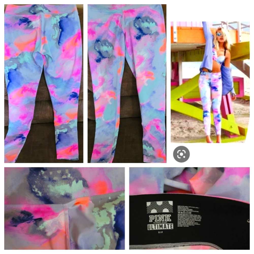 Htf vs pink ultimate watercolor leggings